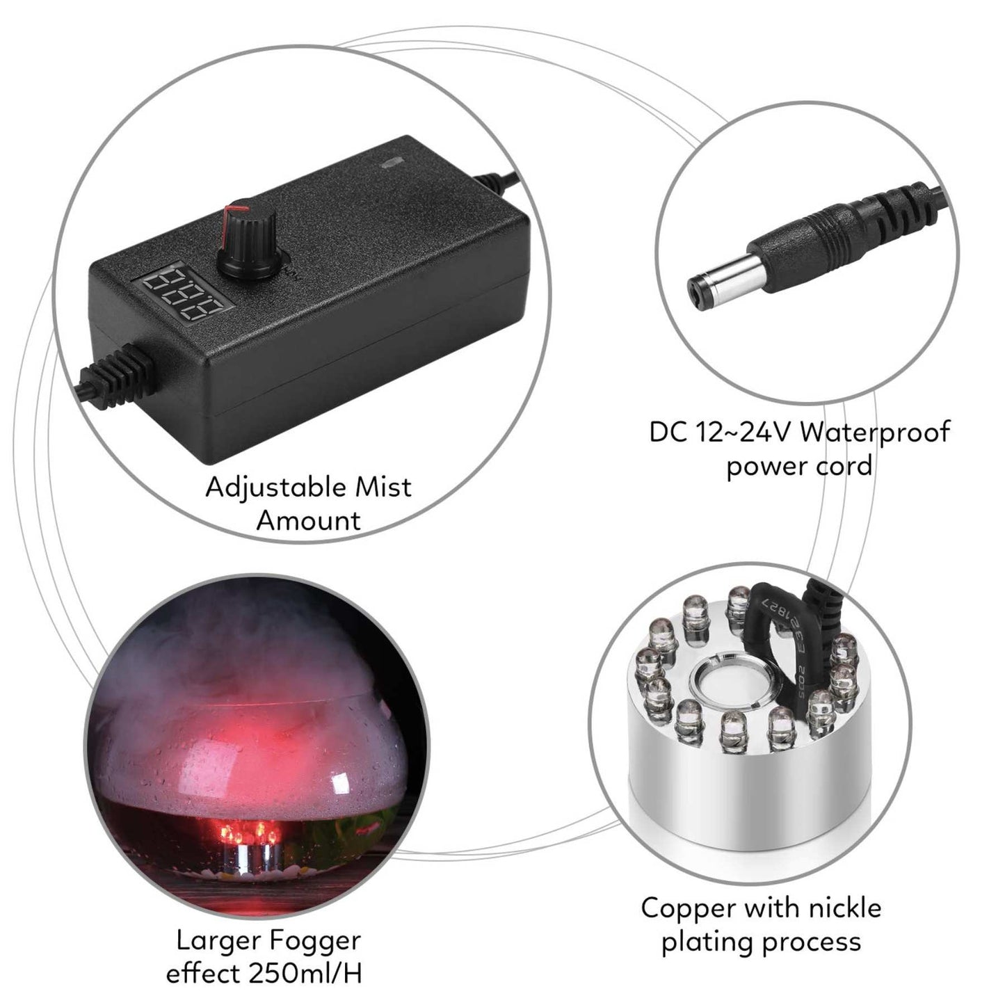 Adjustable LED Mist Maker