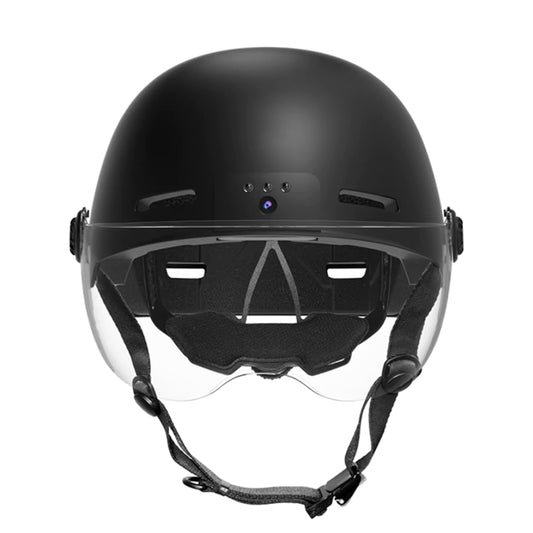 Smart Helmet with Integrated Camera & Safety Lighting