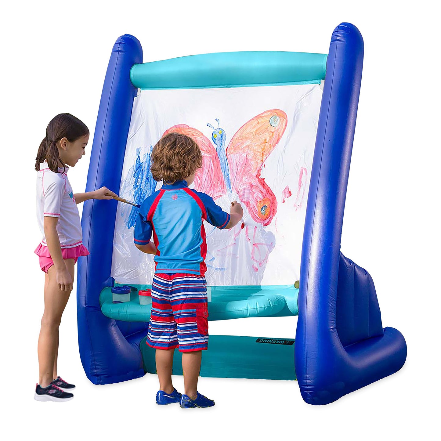 Inflatable Art Adventure: Indoor & Outdoor Double-Sided Art Easel