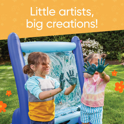 Inflatable Art Adventure: Indoor & Outdoor Double-Sided Art Easel