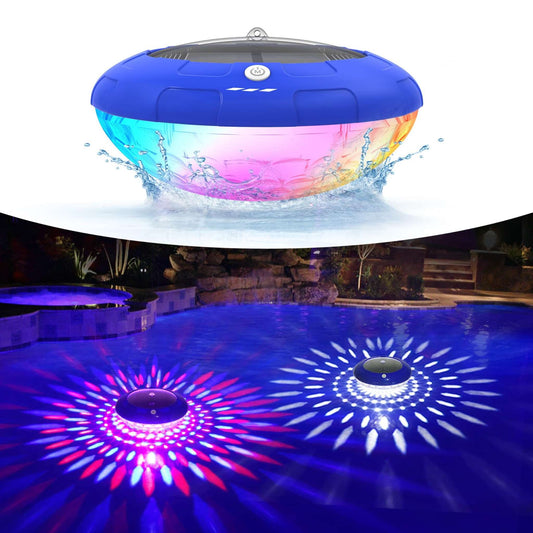 Solar-Powered Floating Pool Lights