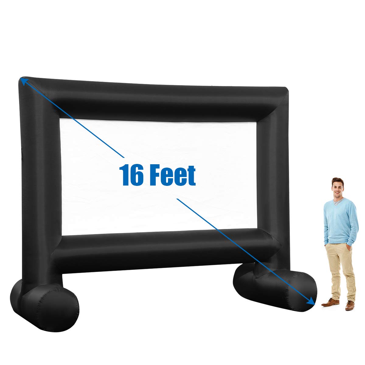 14-20FT Inflatable Indoor and Outdoor Movie Projector Screen