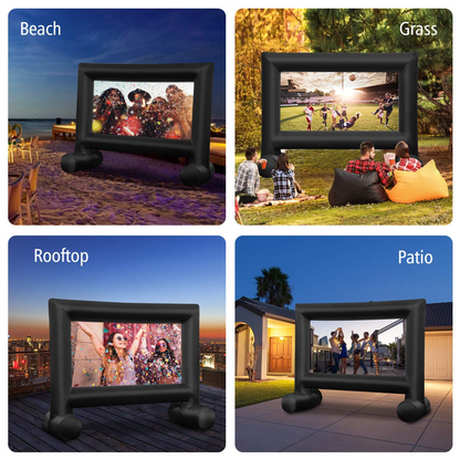 14-20FT Inflatable Indoor and Outdoor Movie Projector Screen