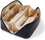 Waterproof Travel Makeup Bag - Large Capacity Organizer with Handle